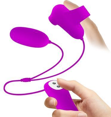 Вакуумный стимулятор с виброяйцом PRETTY LOVE - SUCTION & VIBRO-BULLETS, BI-014925