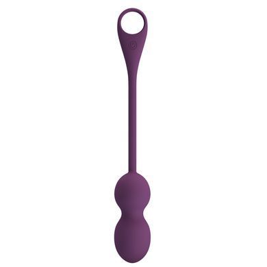 Вагинальные шарики с вибрацией и управлением с смартфона Pretty Love - Elvira dark Purple, BI-210212HP-2