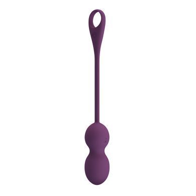 Вагинальные шарики с вибрацией и управлением с смартфона Pretty Love - Elvira dark Purple, BI-210212HP-2