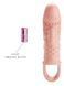 Подовжуюча насадка з вібростимуляцією (на 2,5 см) PRETTY LOVE - PENIS SLEEVE Cecelia, BI-026242