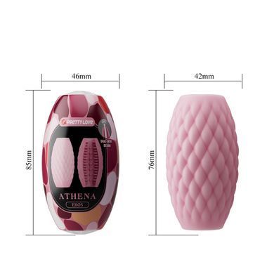 Мастурбатор яйцо Pretty Love - Athena EROS Pink, BM-00900T99-1