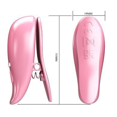 Вибростимуляторы для сосков Pretty Love - Leaf, 10 vibration functions, BI-300036
