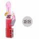 Вібратор із стимулятором клітора та ротацією BAILE - Chrisina PINK Vibration Rotation, BW-004107SY