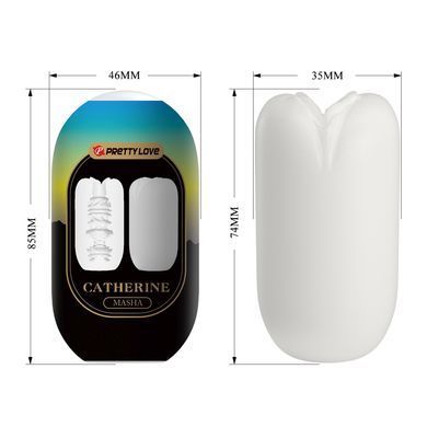 Мастурбатор яйцо Pretty Love Catherine - Masha White, BI-014931-4-2