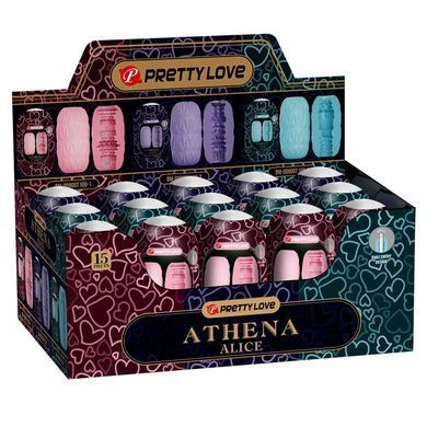 Набор из 15 шт мастурбаторов Pretty Love - Athena ALICE, BM-00900T100H