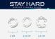Набір ерекційних кілець Stay hard, CN-330300012 Blue