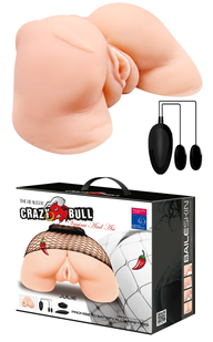Мастурбатор с двойной вибрацией и двумя входами Crazy Bull - JULIE, BM-009104Z-1