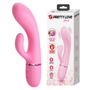 Вібромасажер для стимуляції точки G та клітора Pretty Love - Marski Pink, BW-500059