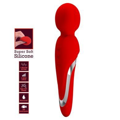 Вибромассажер Pretty Love - Walter USB Red, BI-014622-2