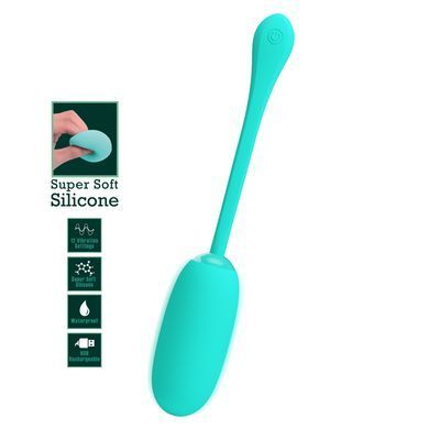 Віброяйце, що перезаряджається Pretty Love - Julius EGG Green, BI-014653-4