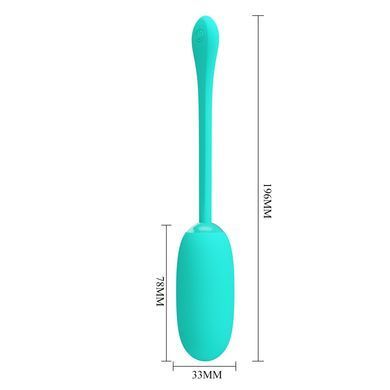 Віброяйце, що перезаряджається Pretty Love - Julius EGG Green, BI-014653-4