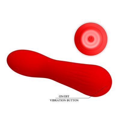 Вібромасажер для стимуляції точки G Pretty Love - Faun Red, BI-014724-2