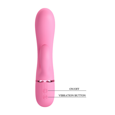 Вибромассажер для стимуляции точки G и клитора Pretty Love - Marski Pink, BW-500059