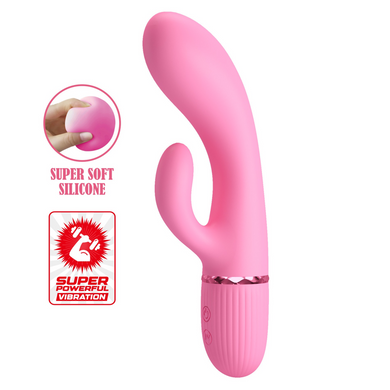 Вибромассажер для стимуляции точки G и клитора Pretty Love - Marski Pink, BW-500059