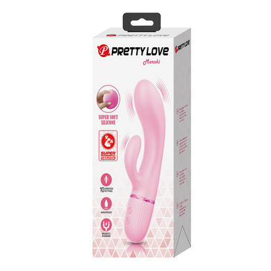 Вибромассажер для стимуляции точки G и клитора Pretty Love - Marski Pink, BW-500059
