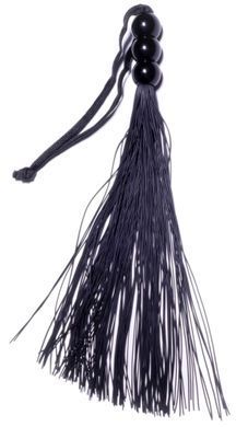 Силиконовый флогер ( длина 26 см ) Fetish Boss Series - Silicone Whip Black 10", BS6100037