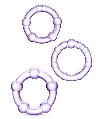 Набор эрекционных колец Stay hard, CN-330300012 Purple
