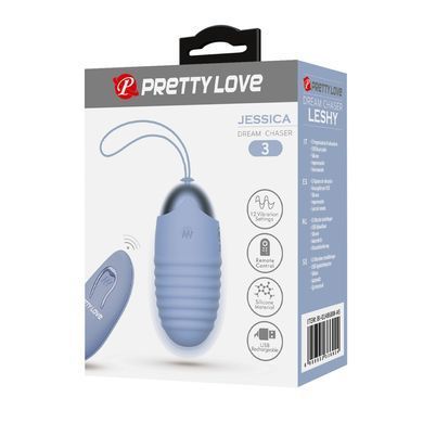 Виброяйцо серии Pretty Love - Jessica Dream chaser 3 Blue, BI-014362W-3A5
