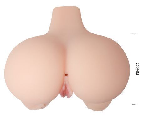 Мастурбатор с двойной вибрацией и двумя входами LyBAILE - Pussy & Ass hole, BM-009115