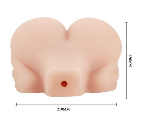 Мастурбатор с двойной вибрацией и двумя входами LyBAILE - Pussy & Ass hole, BM-009115