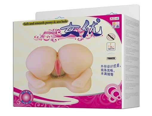 Мастурбатор с двойной вибрацией и двумя входами LyBAILE - Pussy & Ass hole, BM-009115