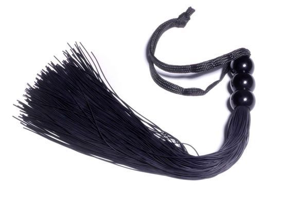 Силиконовый флогер ( длина 26 см ) Fetish Boss Series - Silicone Whip Black 10", BS6100037