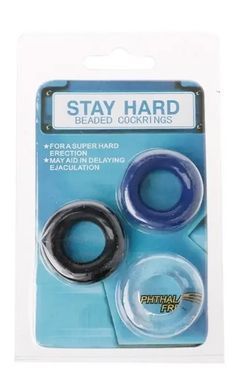 Набор эрекционных колец Stay hard, CN-330300012