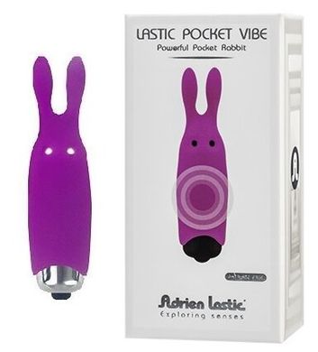 Вибропуля Adrien Lastic - Pocket Rabbit Purple, 33483