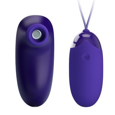Комплект з віброяйця і вакуумного стимулятора Pretty Love - ORTHUS Youth Multifunctional 2 in 1, BI-014901WL