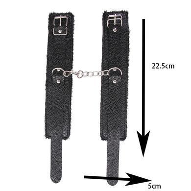 Наручники с мехом SKN-C050, BLACK