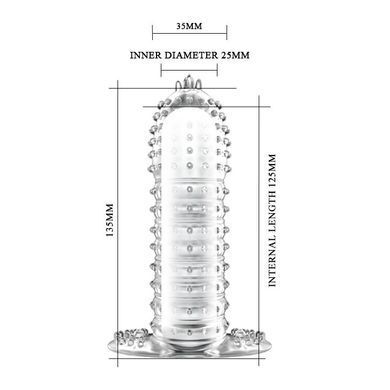 Насадка-презерватив "Penis Sleeve" BI-010045D