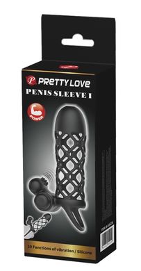 Насадка с вибрацией Pretty Love - Penis Sleeve I, BI-026236