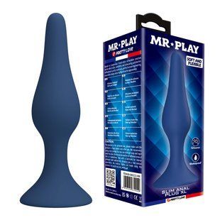 Анальная пробка MR.PLAY - Slim Anal Plug XL, BI-040223-MR