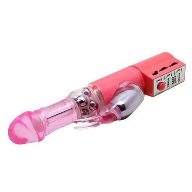 Вибратор с стимулятором клитора "Cristina" BW-004107 PINK