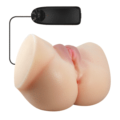Мастурбатор вагина-анус с вибрацией Crazy Bull - Emilia soft skin, BM-009245Z
