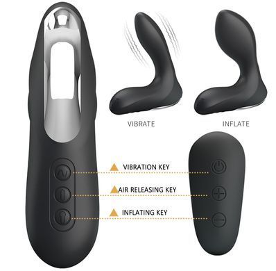 Массажер простаты расширяющийся с пультом ду Mr. Play - Remote Control Vibrating Prostate Massager, BI-014463W-MR