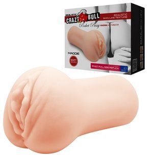 Мастурбатор-вагина Crazy Bull - MAGGIE POCKET PUSSY MASTURBATOR , BM-009226N