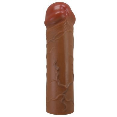 Подовжуюча насадка презерватив Pretty Love - Nile 1" Brown, BI-026252-1