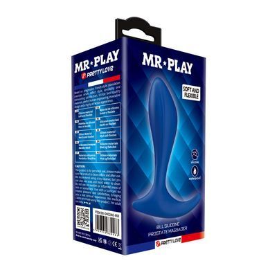 Масажер простати MR.PLAY - Bill Silicone Prostate Massager, BI-040240-MR
