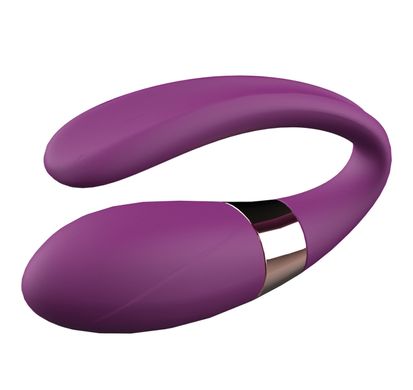 Вибромассажер для пар с пультом ДУ - Boss Series V-Vibe Purple USB 7 Function, BS6200002