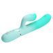 Пульсатор с клиторальным стимулятором Pretty Love - Gigi Light Green, 7 thumping functions 7 licking modes, BW-500035-4