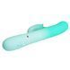 Пульсатор с клиторальным стимулятором Pretty Love - Gigi Light Green, 7 thumping functions 7 licking modes, BW-500035-4