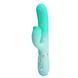 Пульсатор с клиторальным стимулятором Pretty Love - Gigi Light Green, 7 thumping functions 7 licking modes, BW-500035-4