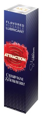 Оральный лубрикант на водной основе с ароматом шампанского и клубники Mai - Attraction Flavored Kissable Lubrikant Champagne Strawberry, 50 ml
