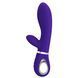 Вибратор с мягкой головкой и клиторальной стимуляцией Pretty Love - Thomas USB Purple, BI-014621-3