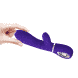Вибратор с мягкой головкой и клиторальной стимуляцией Pretty Love - Thomas USB Purple, BI-014621-3