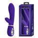 Вибратор с мягкой головкой и клиторальной стимуляцией Pretty Love - Thomas USB Purple, BI-014621-3