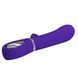Вибратор с мягкой головкой и клиторальной стимуляцией Pretty Love - Thomas USB Purple, BI-014621-3