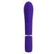 Вибратор с мягкой головкой и клиторальной стимуляцией Pretty Love - Thomas USB Purple, BI-014621-3