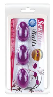 Анальные шарики BAILE - SEXUAL BALLS, BI-014036-3